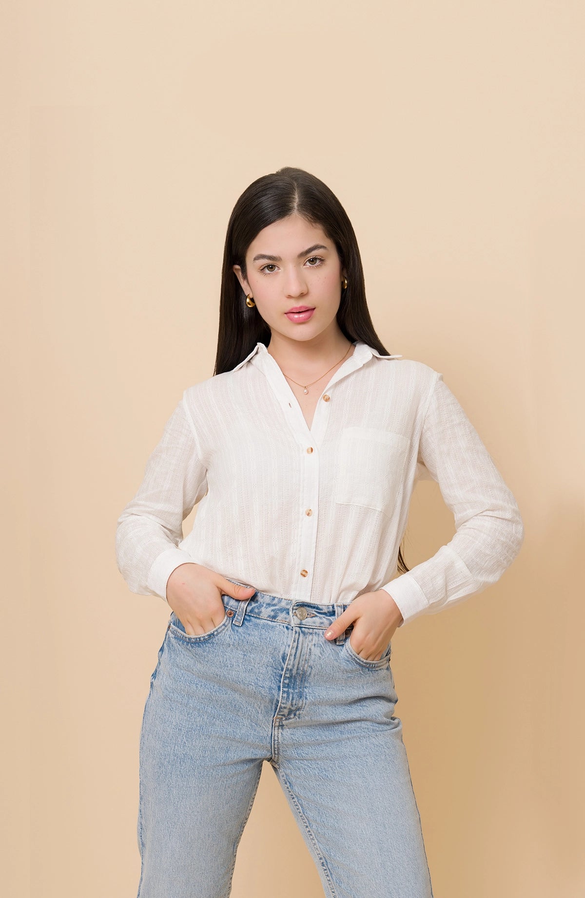 Blusa Martina - Hueso