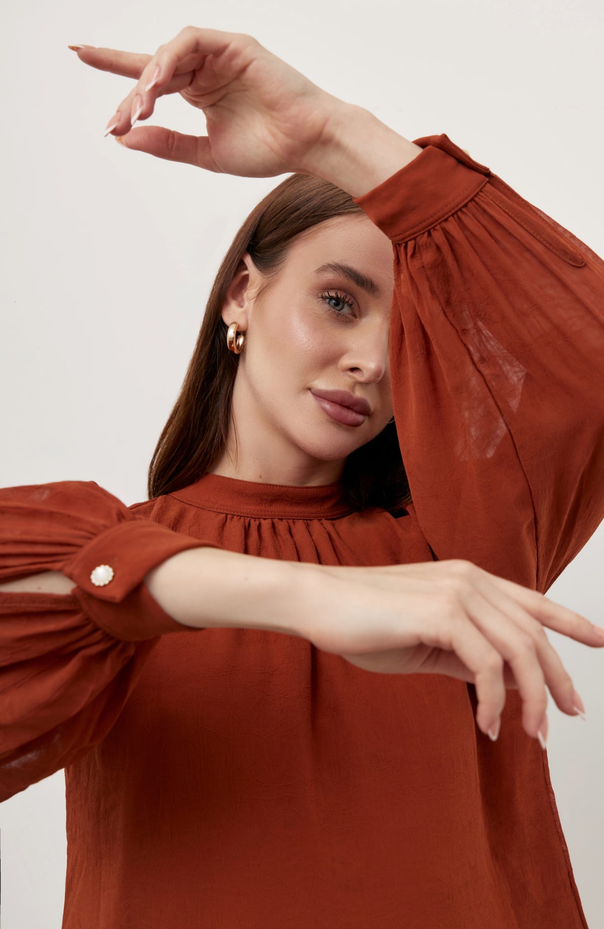 Blusa Atenas - Terracota