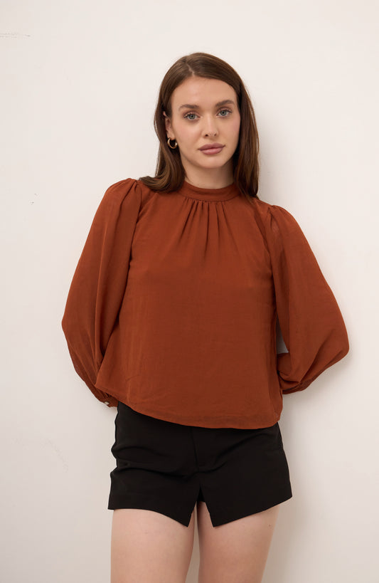 Blusa Atenas - Terracota
