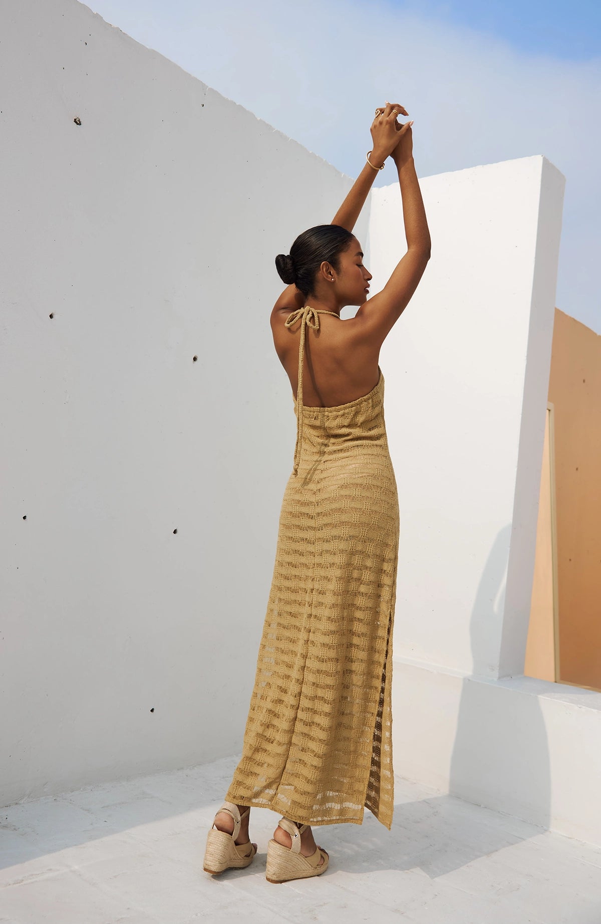 Vestido Bahía - Pistacho