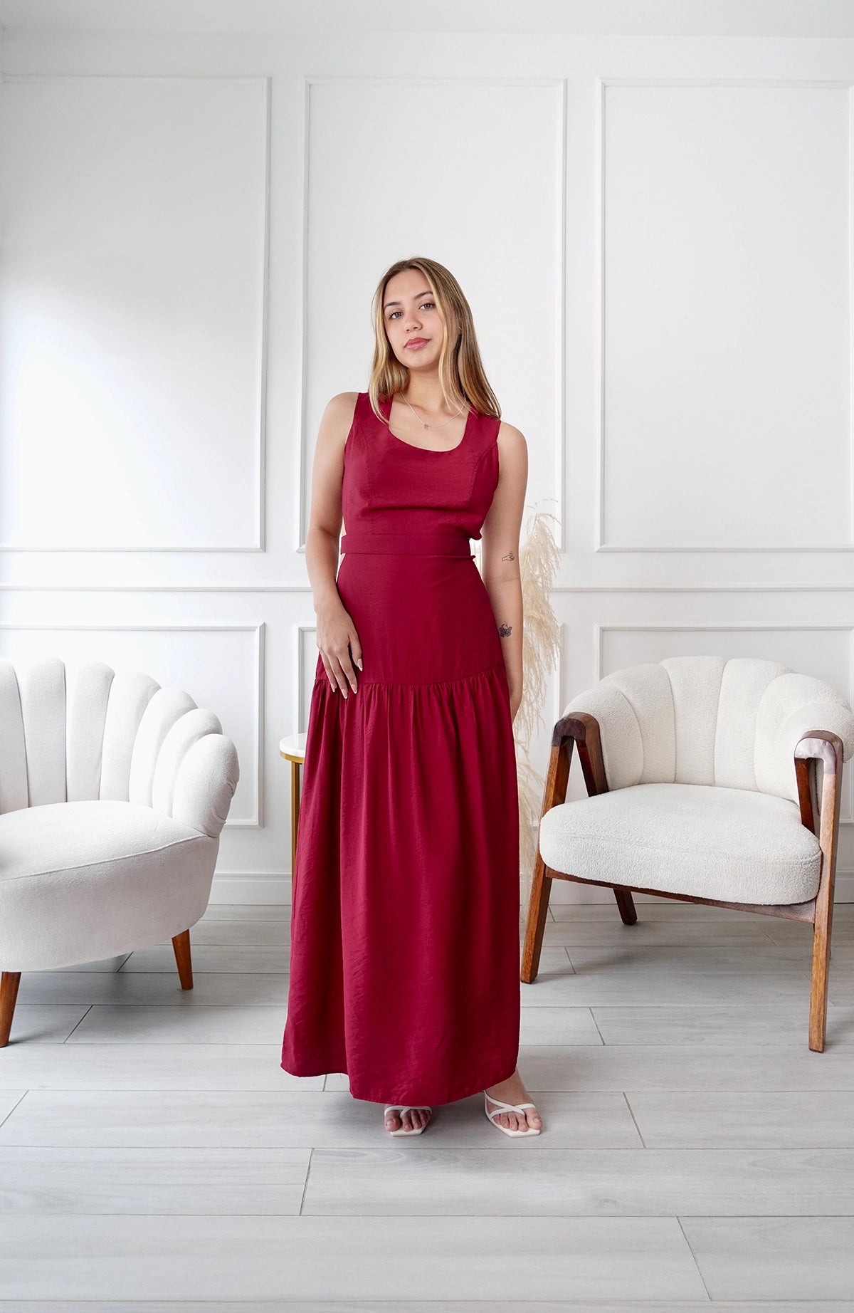 Vestido Fluidez - Cherry