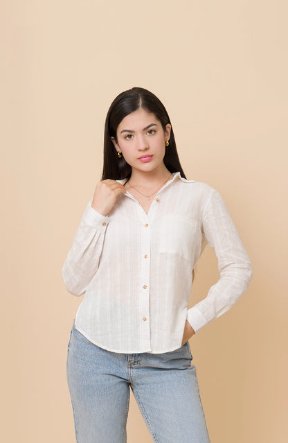 Blusa Martina - Hueso