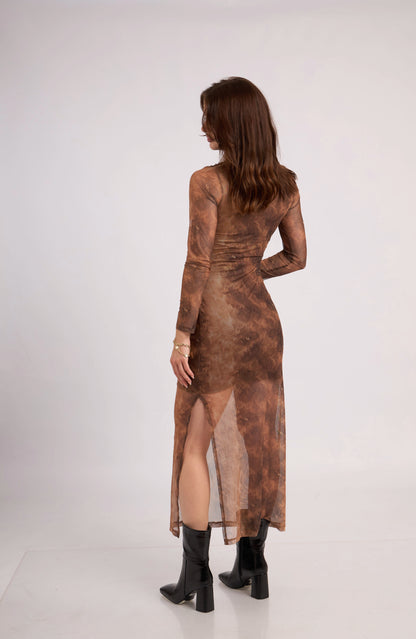 Vestido Luna - Marron