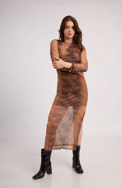 Vestido Luna - Marron