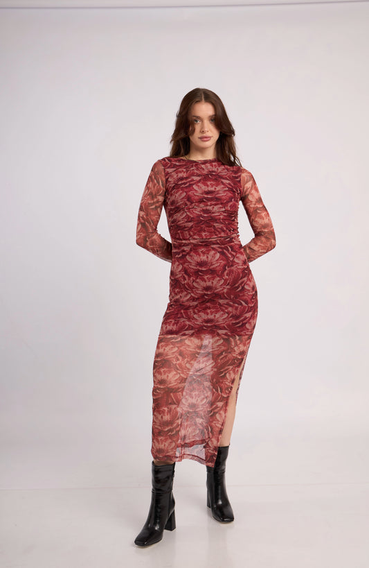 Vestido Luna - Vino