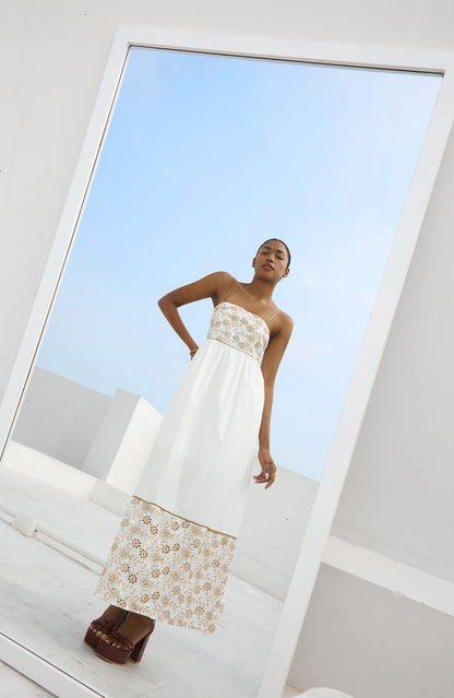 Vestido Alba - Hueso