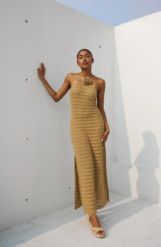 Vestido Bahía - Pistacho